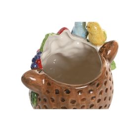 DKD Home Decor Centro Mesa Tropical Marron 23 x 23.5 x 25 cm