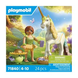 Playmobil 71840 Unicornio Rainbow Flower con Hada y Jubiloso