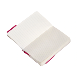 Antartik Cuaderno A6 Tapa Blanda Rayas Burdeos 100 Hojas 80gr FSC