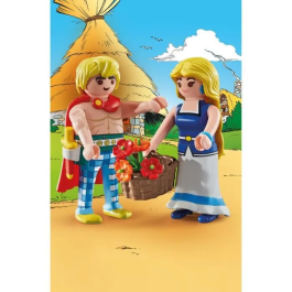 Playmobil Tragicómix y Falbalá Astérix Figuras y Accesorios