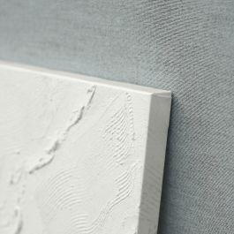 DKD Home Decor Cuadro Moderno Lienzo y Resina Blanco Multicolor 150 x 100 x 3.5 cm