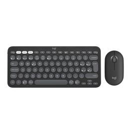 Logitech Pebble 2 Teclado + Mouse Inalámbrico Bluetooth, Diseño Delgado y Liviano, Plástico Reciclado, Clics Silenciosos Precio: 60.78999949. SKU: B18ES8QEB7