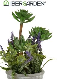 Planta Artifi Flores Maceta Cemento Peq Ibergarden 10X25CM (12 Unidades) Planta Artifi Flores Maceta Cemento Peq Ibergarden 10X25CM (12 Unidades)