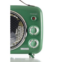 Ariete 808/04 Termoventilador Vintage Verde - Estilo años 50, Ajuste de Temperatura Ariete 808/04 Termoventilador Vintage Verde - Estilo años 50, Ajuste de Temperatura