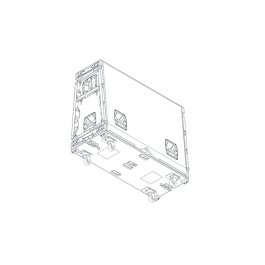 JBLPRO Tapa de Accesorio y Plataforma con Ruedas, Ancho 20 cm, Alto 6 cm, Largo 49 cm