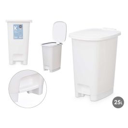 Papelera 25L Pedal Blanca Arte Regal 28X45CM (6 Unidades) Precio: 63.89000013. SKU: B1ED4NHDEB