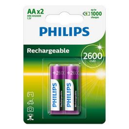 Pilas Recargables Philips R6B2A260/10 1,2 V Pilas Recargables Philips R6B2A260/10 1,2 V Precio: 7.69000012. SKU: S6502374