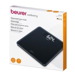 Beurer GS-400 Báscula Digital de Vidrio Negra - Pantalla LCD, 200 kg Beurer GS-400 Báscula Digital de Vidrio Negra - Pantalla LCD, 200 kg
