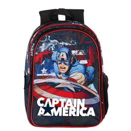 PERONA Mochila Capitán América Marvel 39cm con 2 compartimentos, bolsillos laterales y tirantes acolchados Precio: 18.49999976. SKU: B18TD2MKDS