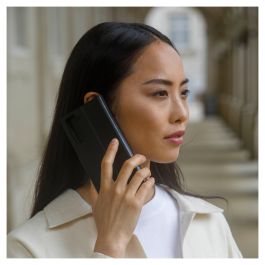 dbramante1928 Lynge - Funda cartera con cierre magnético de cuero negro para Samsung Galaxy S21+ 5G, con bolsillos para tarjetas