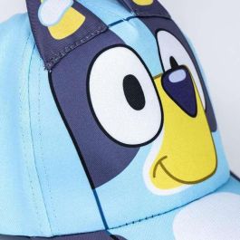 Cerdá T53C Gorra Premium Infantil de Bluey con Aplicaciones del Personaje, Color Azul, Talla 53 cm (Edad 2 a 8 Años)