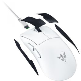Razer RZ01-05330200-R3G1 DeathAdder V4 Pro Ratón Gaming Inalámbrico + USB Óptico 45000 DPI Mano Derecha Blanco