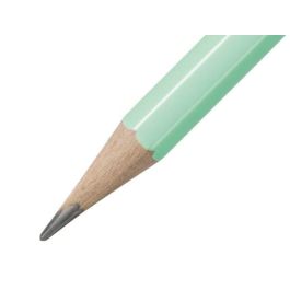 Stabilo Swano Lapiz Grafito Con Goma Pastel Verde -12U-