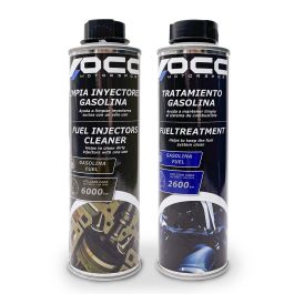 Occ Motorsport ZOCCA0006 Pack Tratamiento Pre ITV Gasolina y Limpiador Inyectores para Coche y Moto, Limpieza Sistema Combustible y Rendimiento
