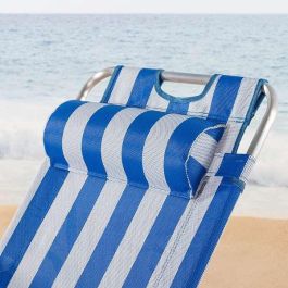 Tumbona de playa reclinable aluminio con cojín aktive 153x47x33/75cm Tumbona de playa reclinable aluminio con cojín aktive 153x47x33/75cm