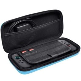 Trust Gaming GXT 1251 XL 25760 Funda Rígida Nintendo Switch 2 Azul - Protección, Almacena 4 Joy-Cons y 10 Juegos