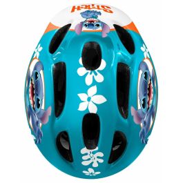 Casco deportivo - DISNEY - STITCH - Talla S - Circunferencia de cabeza ajustable 53/56cm - Ventilación y espuma interna para mayor comodidad