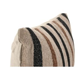 DKD Home Decor Cojín Tradicional de Algodón, Velvet y Poliéster Natural 30 x 50 cm (2 Unidades)
