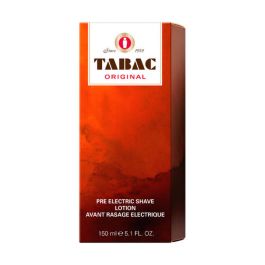 Tabac Original Loción Pre Afeitado Eléctrico para Hombres | Afeitado en Seco Suave, Rápido y Revitalizante con Hamamelis 150 ml