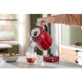 Kitchenaid Hervidor de Agua 5KEK1701 Rojo con Calentamiento Preciso y Temperatura Variable de 50°C a 100°C, Gran Tamaño