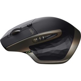 Logitech MX Master Mouse Inalámbrico RF + Bluetooth, Laser 1000 DPI, Negro/Bronce OEM