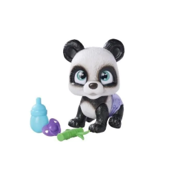 Smoby Panda en adopción Pamper Petz - 4 accesorios - Articulado - Madera y pipí - Certificado de adopción - A partir de 3 años - SIM4006592091316