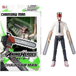 Bandai 37026 Anime Heroes: Figura de Acción Coleccionable Chainsaw Man 17 cm Articulada y Detallada con Motosierras Precio: 35.58999983. SKU: B16FS68LZ6