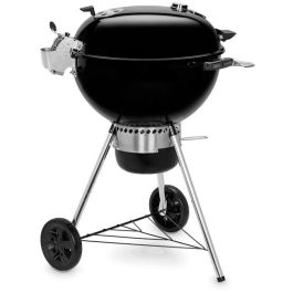 Weber E-5775 BLK Master-Touch GBS Premium Barbacoa de Carbón Redonda 57cm, Parrilla y Plancha, Negra