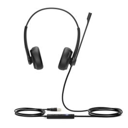 Auriculares con Micrófono Yealink UH34 DUAL TEAMS Negro Auriculares con Micrófono Yealink UH34 DUAL TEAMS Negro