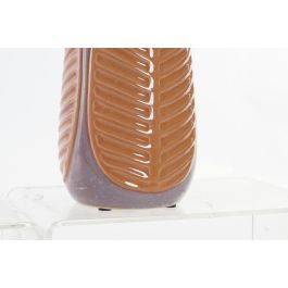 DKD Home Decor Portavela de Gres Colección Asgard Ambiente Alpino, diseño Hoja, Marrón Naranja, 11x11x28 cm (Pack 4 Unidades) DKD Home Decor Portavela de Gres Colección Asgard Ambiente Alpino, diseño Hoja, Marrón Naranja, 11x11x28 cm (Pack 4 Unidades)