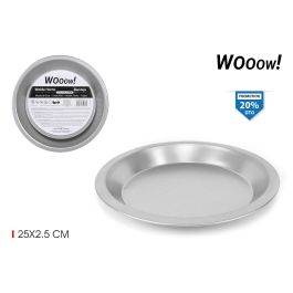 Wooow Bandeja de Horno Acero Inoxidable, 25x2.5 cm, Grosor 0.3 mm, Peso 120 g, Ideal para Panadería y Repostería (24 Unidades) Precio: 22.9000002. SKU: B16PS6PRTP