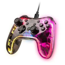 Mars Gaming MGP-C Gamepad RGB Neon Translucido, Vibración Háptica Dual, Cable USB-C Extraíble, Compatible PC Switch PS3 Android Precio: 22.49999961. SKU: B1J9CDXCFD