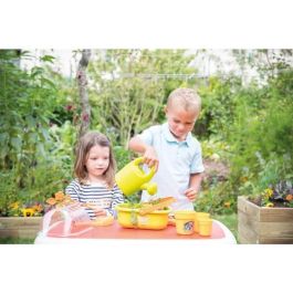 Smoby Mini Invernadero Silence, Ça Pousse! Junior para Niños - Kit de Jardinería Educativa para Plantar y Cultivar en Familia