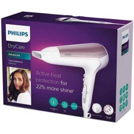 Secador Philips Drycare Advanced BHD186/ 2200W/ Blanco/ Rosa Secador Philips Drycare Advanced BHD186/ 2200W/ Blanco/ Rosa