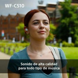 Sony WF-C510B.CE7 Auriculares Bluetooth con Estuche de Carga Autonomía 5h Negros