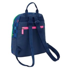 Safta Mini Mochila Benetton Damero, Escolar, 9.75 L, 250x130x300 mm