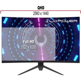 LC-Power Monitor Curvo LC-M32-QHD-165-V2 de 31.5" Quad HD 165Hz VA Negro