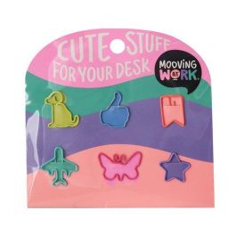 Clip Color Mooving Formas 6 Piezas Precio: 2.8900003. SKU: B12BAFDYGJ