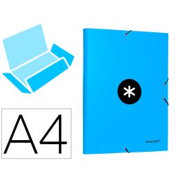 Carpeta Antartik Gomas A4 3 Solapas Carton Forrado Color Azul Precio: 7.1269005929. SKU: B16B5GV6NR