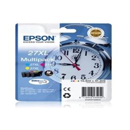 Epson WorkForce WF-3000 y WF-7000 Multipack (C,M,Y)de Alta Capacidad nº27XL Epson WorkForce WF-3000 y WF-7000 Multipack (C,M,Y)de Alta Capacidad nº27XL
