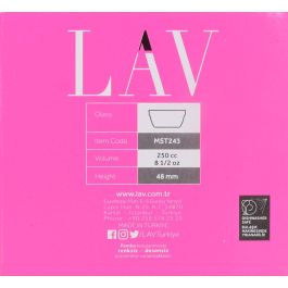 Lav Set 6 Bols 250 cc - 10.5 cm, Colección Master (8 Cajas)