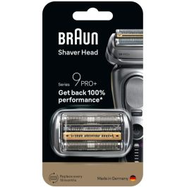 Braun 96M Cabezal Afeitado de Recambio Series 9+ Pro Negro y Acero Inoxidable - 1 unidad