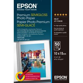 Epson Papel Fotografico Semibrillo (Premium SemiGlossy Photo) A6, 50 Hojas de 251g. Precio: 11.79000042. SKU: B1HLCY2S89