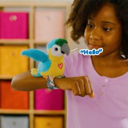 Famosa Peluche Pajarito Happy Yappers Canta Mueve Las Alas Repite Lo Que Dices 18x18x5 cm