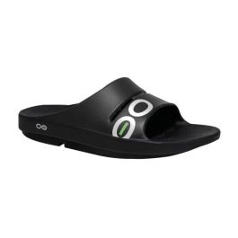 Chanclas para Hombre OOfos Recovery Ooahh Sport Negro XL