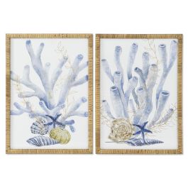 Cuadro Mediterraneo DKD Home Decor Azul Natural 2.5 x 70 x 50 cm (2 Unidades) Precio: 109.50000028. SKU: B1CS7ZASYF