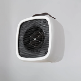 Calefactor PTC + Ventilador 500W Blanco Horizontal con Termostato Regulable