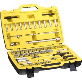 Set de Enchufes Stanley Fatmax ¼ '' + ½ '' - Set 81 Piezas - Fatmax Set de Enchufes Stanley Fatmax ¼ '' + ½ '' - Set 81 Piezas - Fatmax