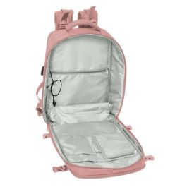Safta Mochila Viaje Cabina Portatil 15,6" Rosa 29x44x19 cm