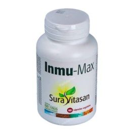 Sura Vitasan Inmu-Max 60Cap. Complemento Alimenticio para el Sistema Inmunitario y Vías Respiratorias con Ginseng, Equinácea y Astrágalo Precio: 19.5000003. SKU: B162FAYWSY